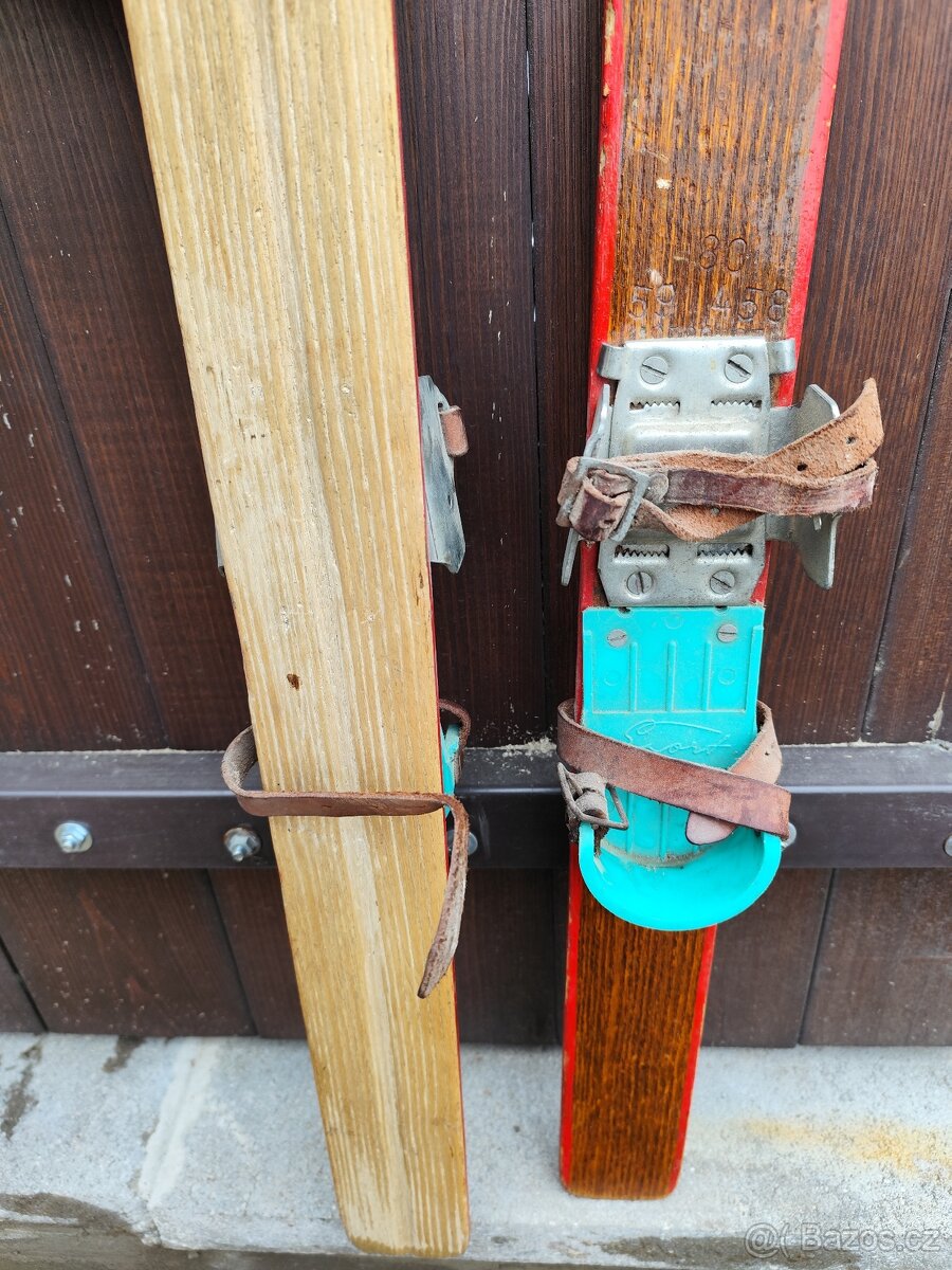 Retro dětské lyže - 3