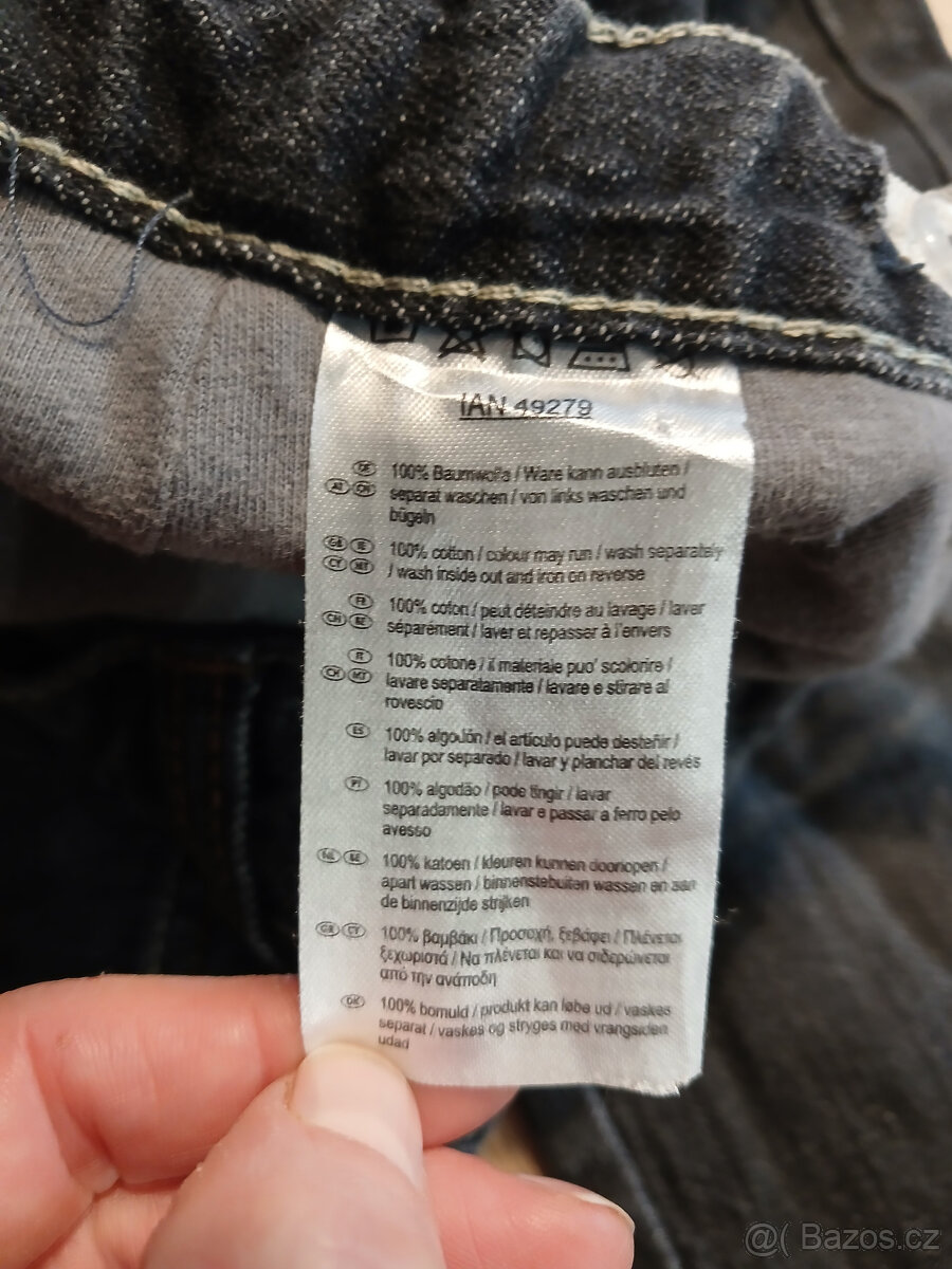 zateplené džíny vel. 122 - 3