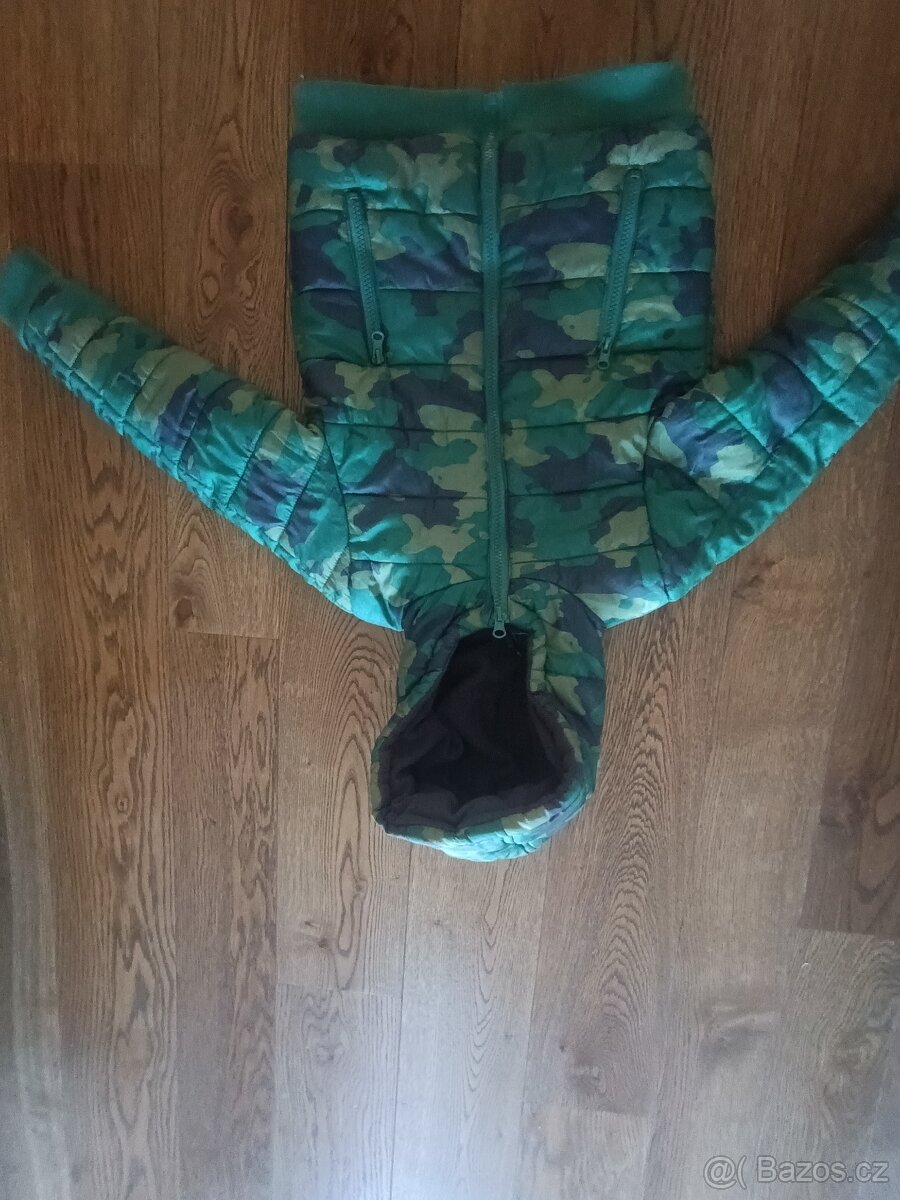 Teplá zimní bunda vel 122/128 - 3