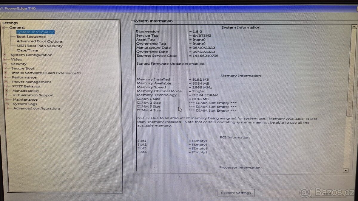 Server DELL PowerEdge T40 2x 1TB HDD - 3