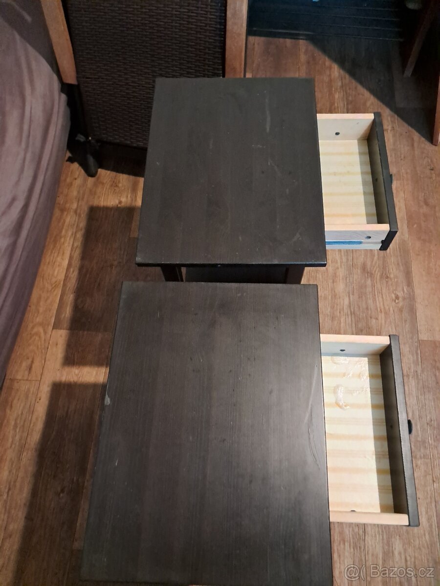 Ikea 2x noční stolek Hemnes - 3