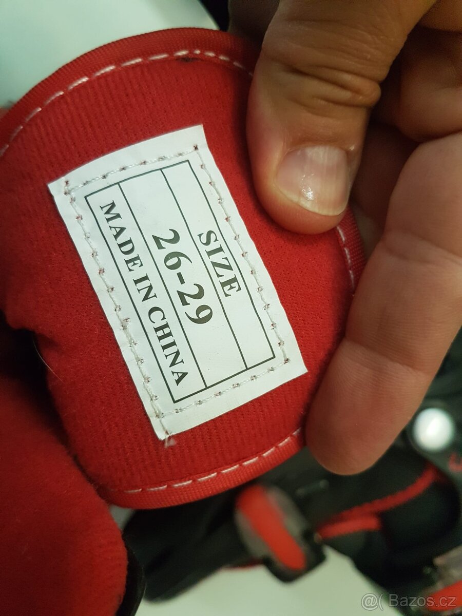 Nové brusle Spartan + chrániče v.26 -29 - 3