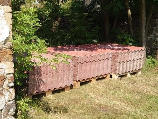 Střešní krytina - eternit - malá vlna - 3