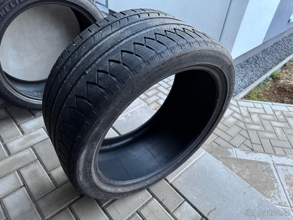 1ks zimní pneu Michelin pilot alpin pa3 - 295/35 r20 - 4-5mm - 3