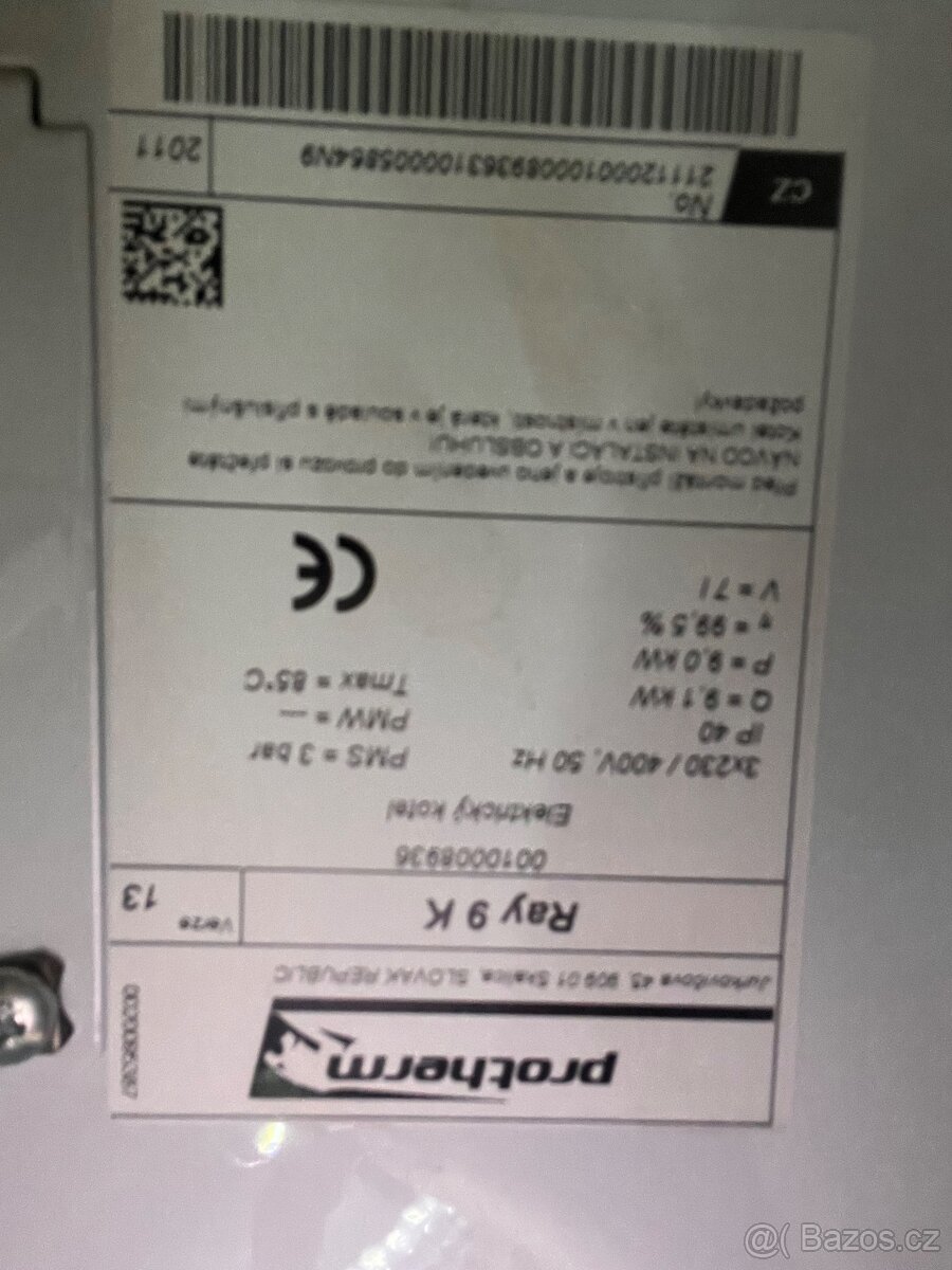 Elektrokotel Protherm Rey 9K - 3