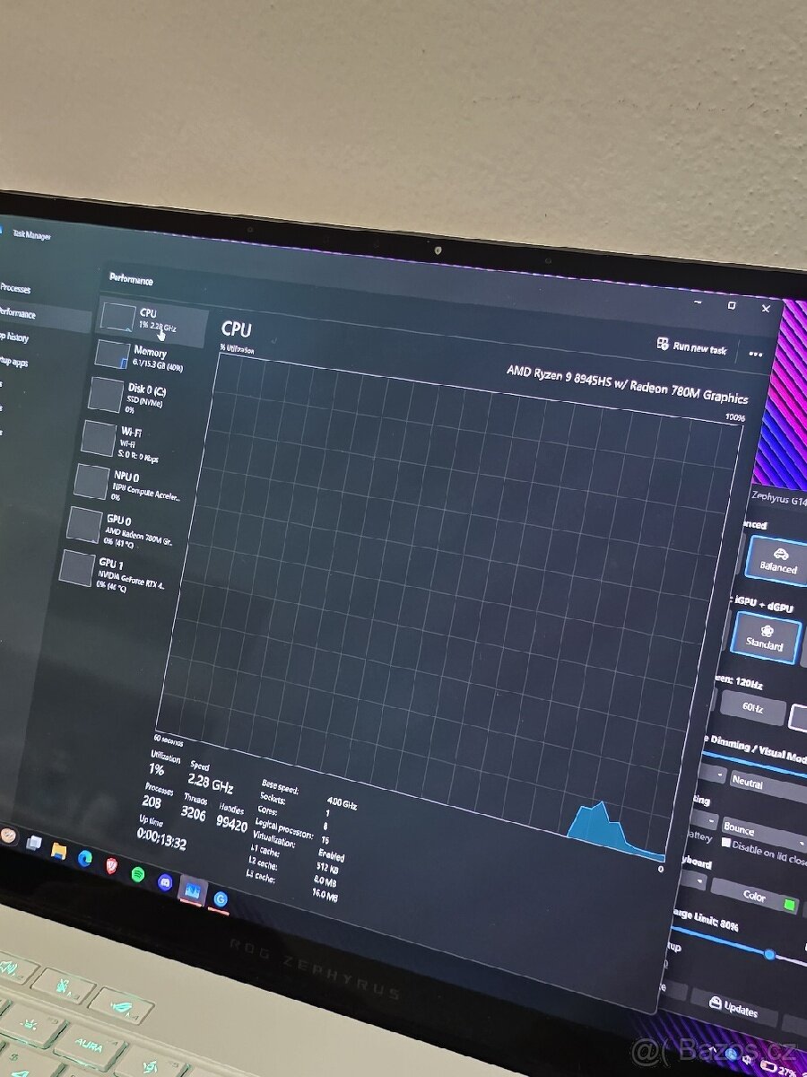 ASUS Rog Zephyrus G14 2024 Ryzen 9, RTX 4060 - 3