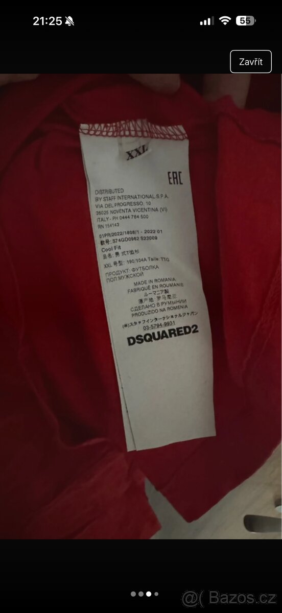 Dsquared2 tričko - 3