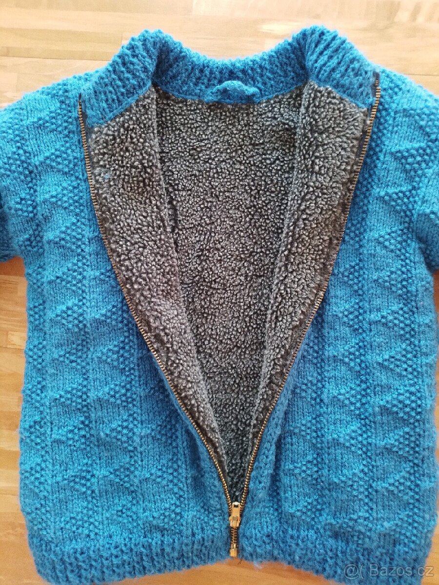 Chlapecký zateplený svetr, vel.cca 7 let SLEVA - 3