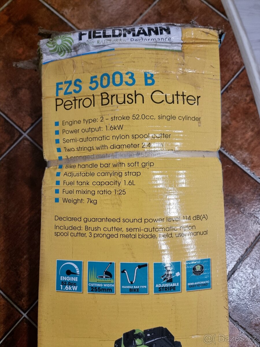 Benzínový křovinořez FIELDMANN FZS 5003-B - 3