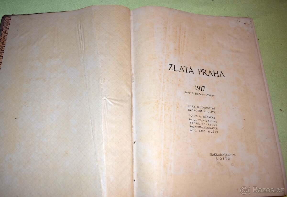 Zlatá Praha - Obrázkový týdenník pro zábavu a poučení, 1917 - 3