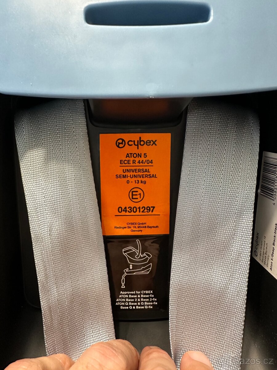 Dětská autosedačka / vajíčko Cybex Aton 5 (0-13 kg) - 3