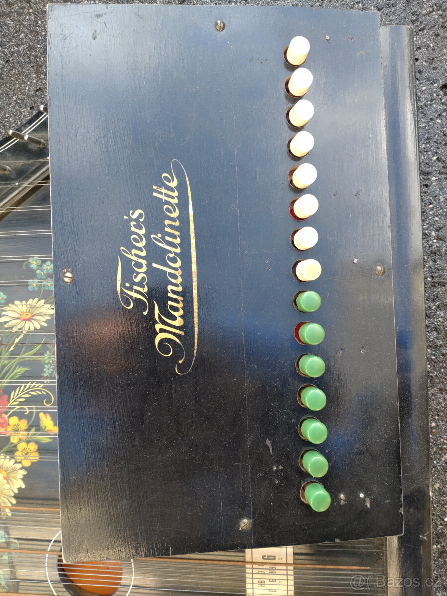 Chromatická citera Fischer's Mandolinette - 3