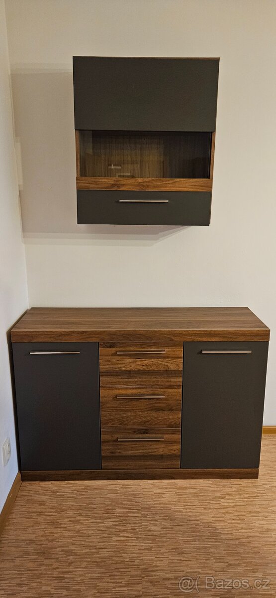 Obývací stěna + komoda a skříňka - 3