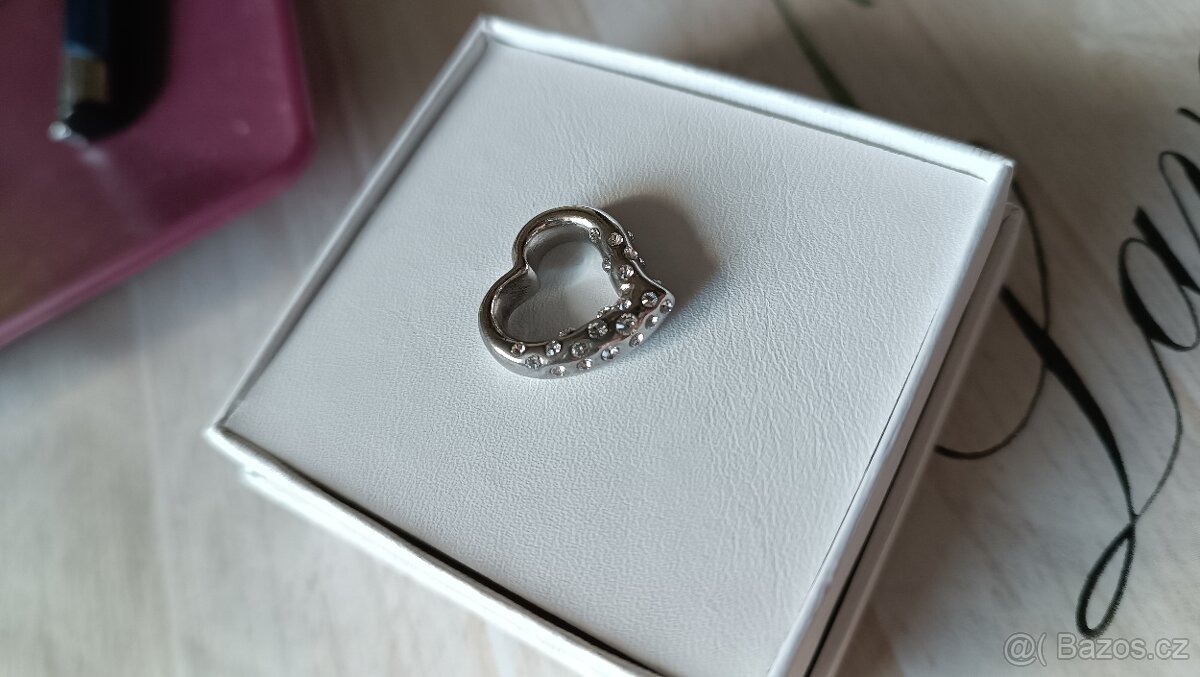 Přívěšek srdce s krystaly Swarovski - 3