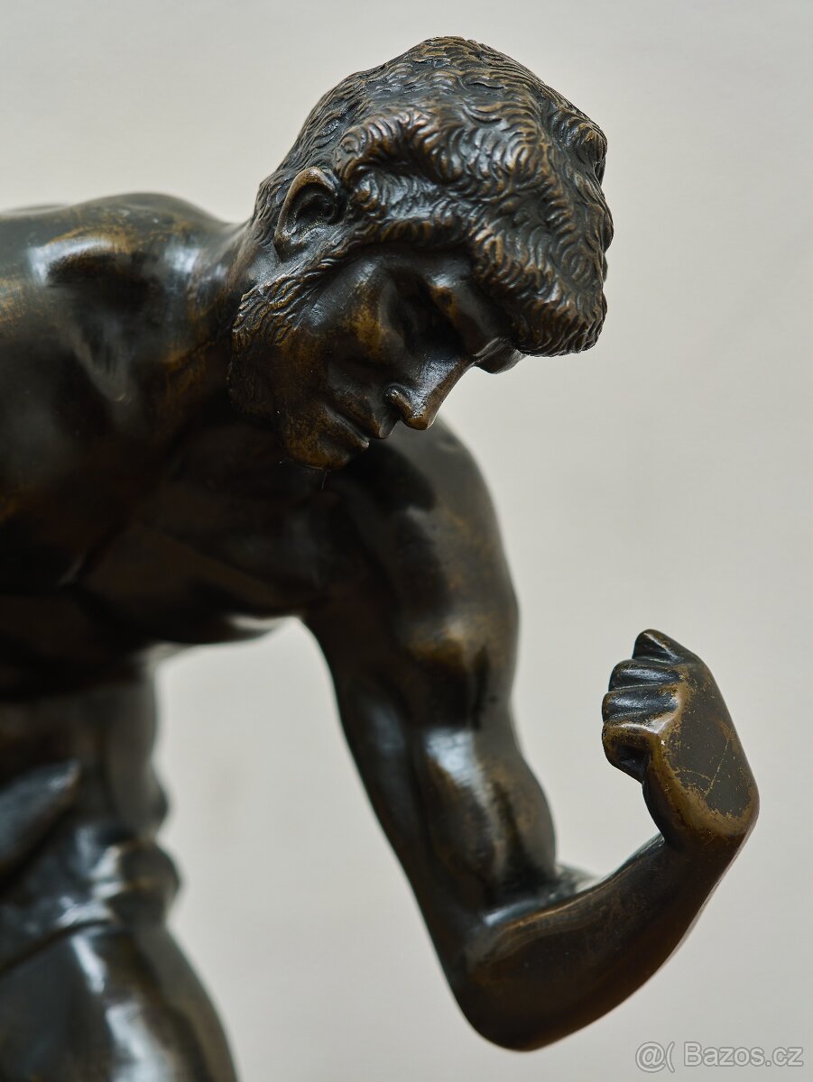 Jef Lambeaux - bronzová socha atleta - 3