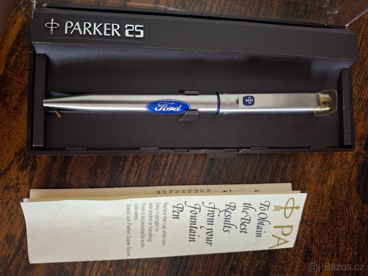 Kuličkové pero Parker 25, logo Ford - 3