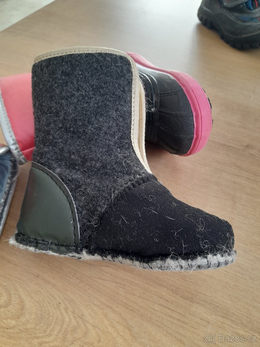 Zimní sněhule Demar, vel. 20/21 s vlněnou vložkou - 3