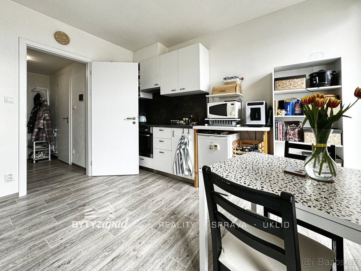 Pronájem bytu 1+kk, cca 28 m2 v novostavbě bytového domu v u - 3