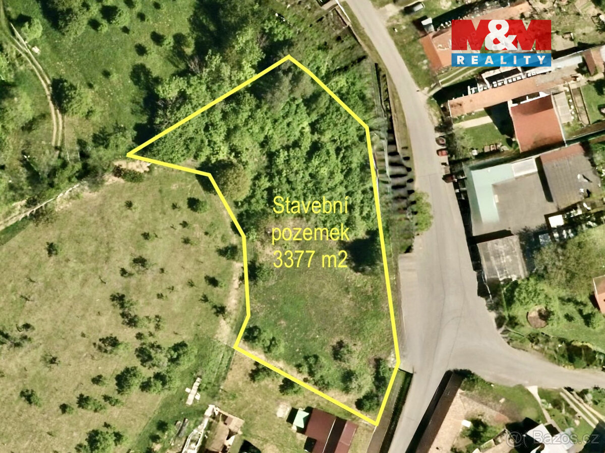 Prodej pozemku k bydlení, 3377 m², Podhradí u Luhačovic - 3