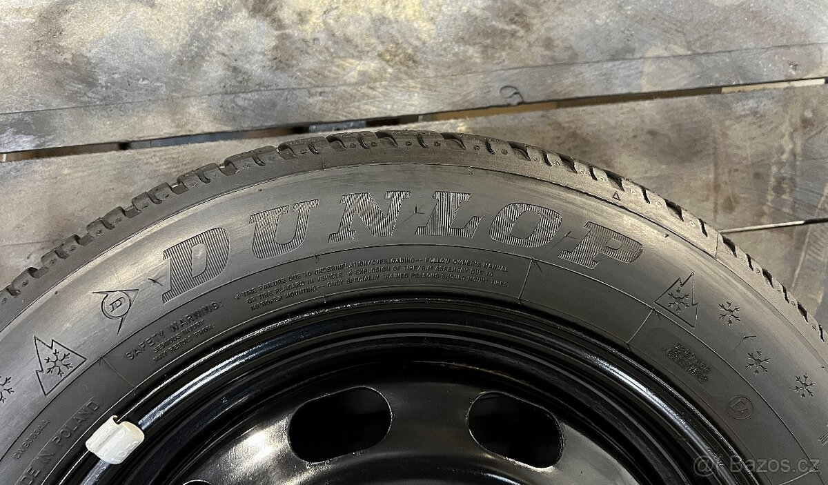Zimní sada kol 5x100 R15, Dunlop 185/60 R15 84T, DOT4019 - 3