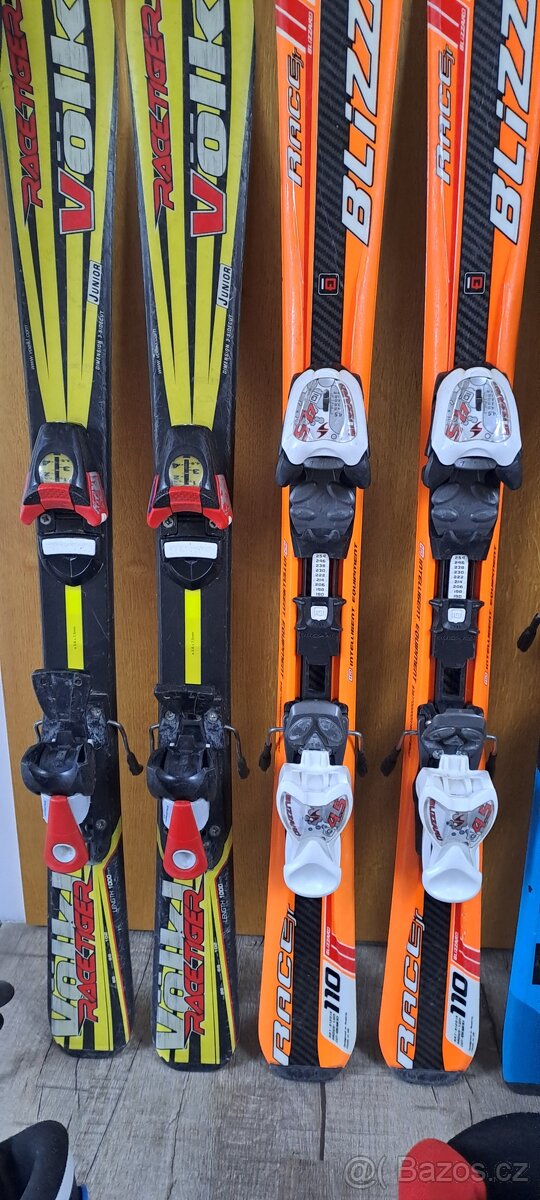 Dětské lyže 100,110,130cm,lyzaky - 3