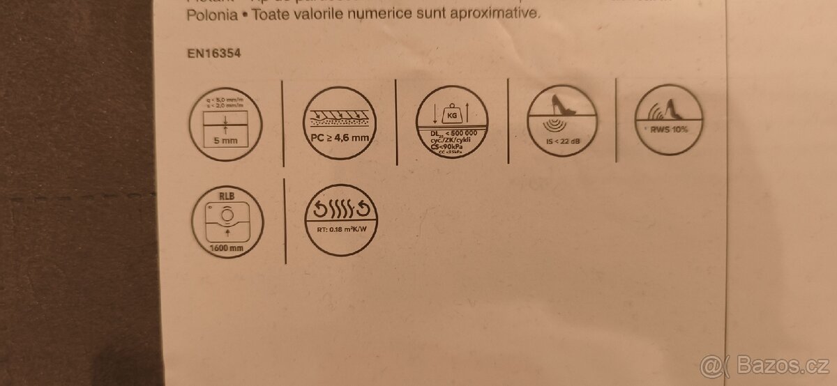 Kročejová izolace 5mm - 3