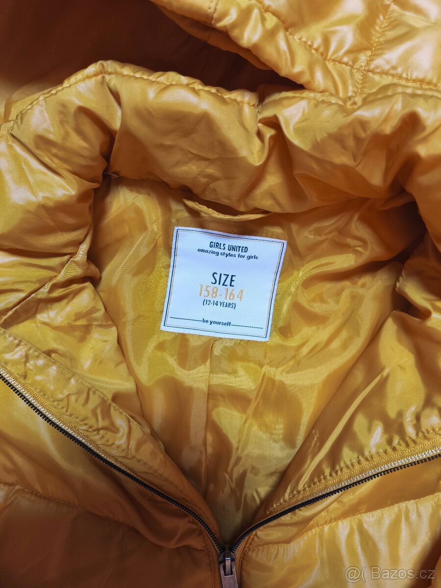 Dívčí zimní bunda + čepice - 3