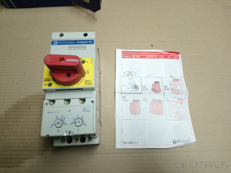 Jistič stykačeTelemecanique Integral 32LD4 LC030,LB1 LC03M13 - 3