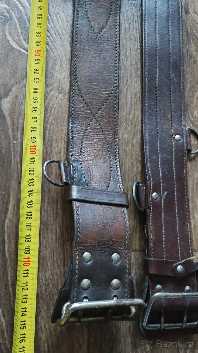 Pásky kožené 2 kusy - 3