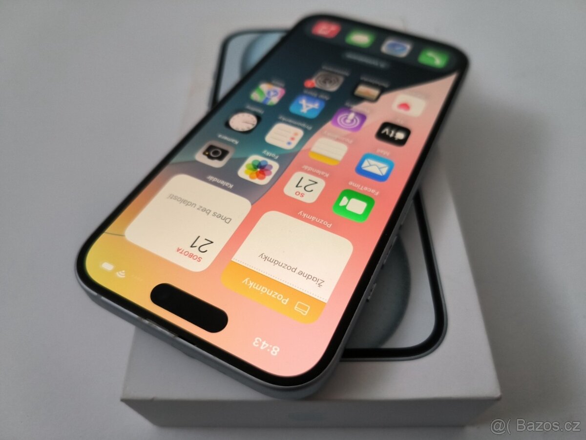 apple iphone 15 128gb Blue / Batéria 88% - 3