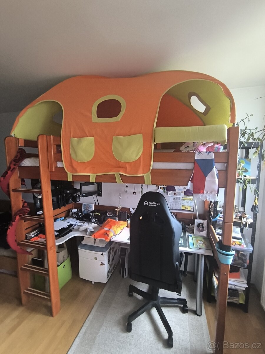 Domestav masivní patrová postel - 3