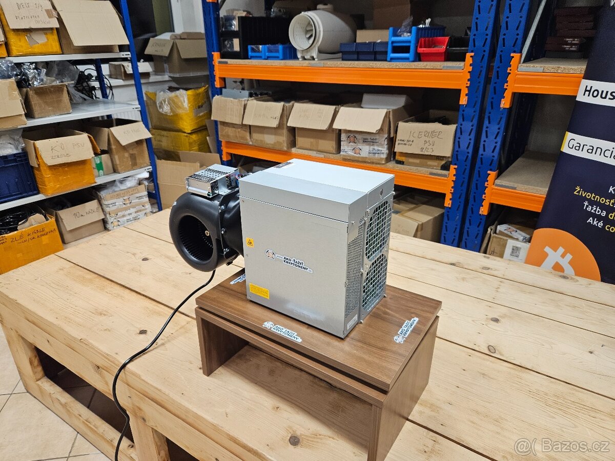 Radiální ventilátor – odhlučnění pro ASIC_minery - 3