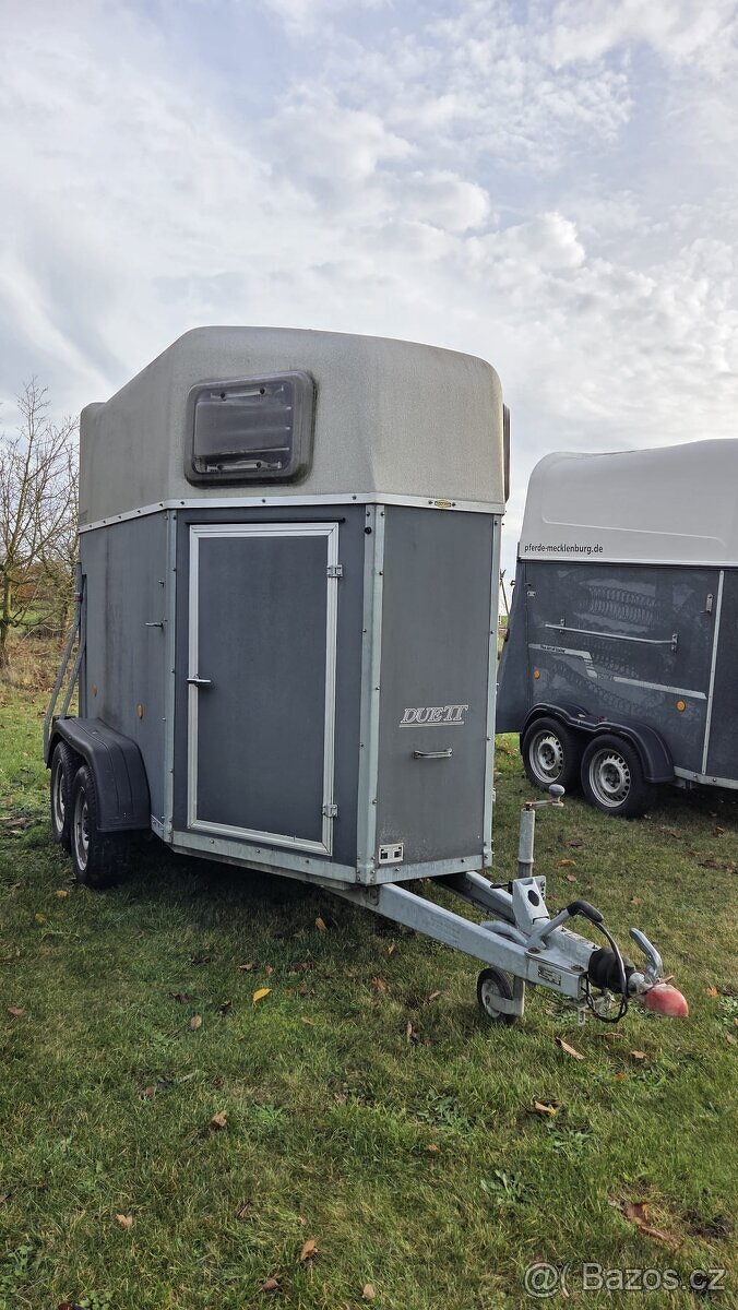 Prodám přepravník na 2 koně Hliniková podlaha - 3