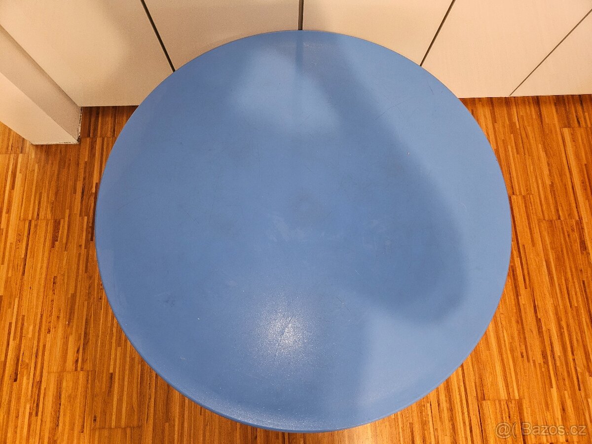 Dětský modrý stůl Mammut a 4 zelené stoličky IKEA - 3
