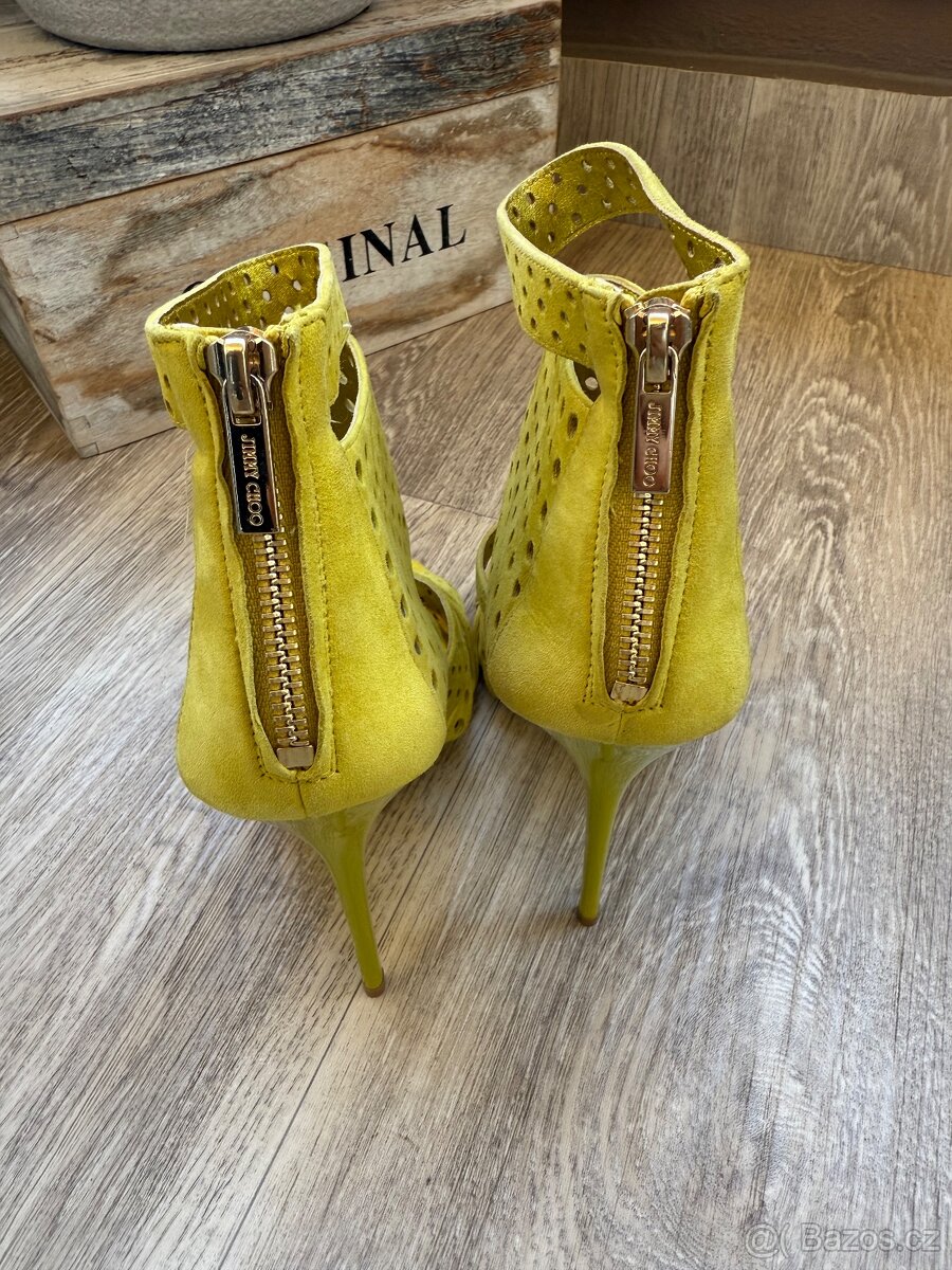 Jimmy Chooo kotníkové boty na podpatku, originál - 3