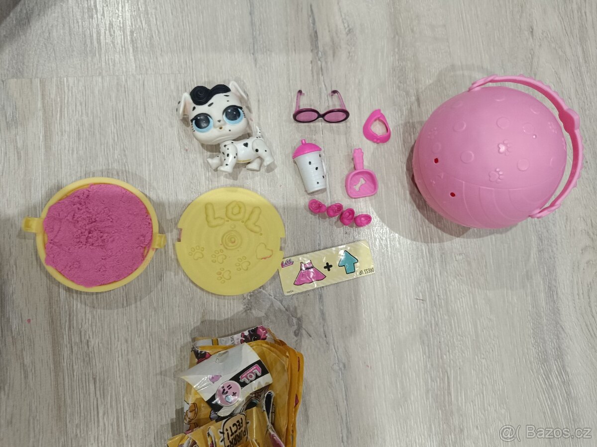 MGA LOL Surprise Pets series_růžová a žlutá koule - 3