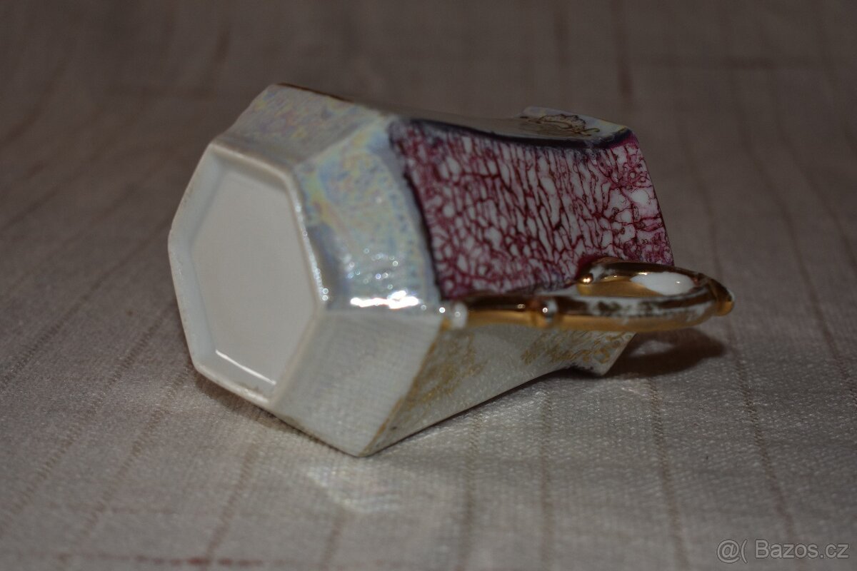 Porcelánový hrnek starožitný 2 - 3