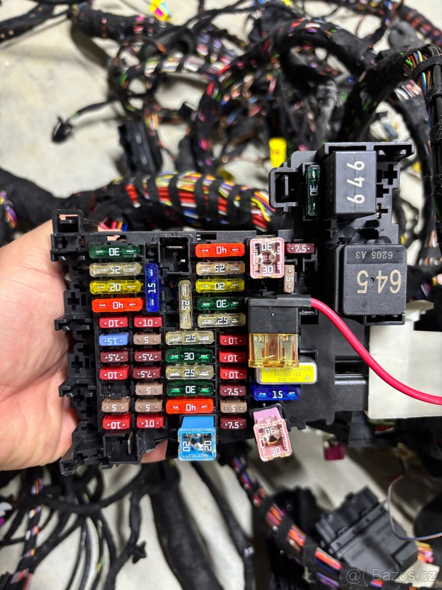 Octavia 3 kabeláž, kabelové svazky - 3