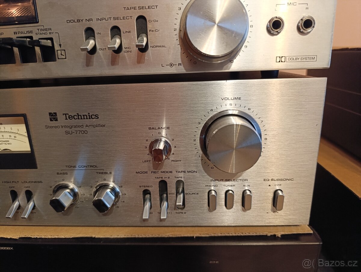 Sestava Technics SU-7700, ST-7300, RS-615 VINTAGE - 3