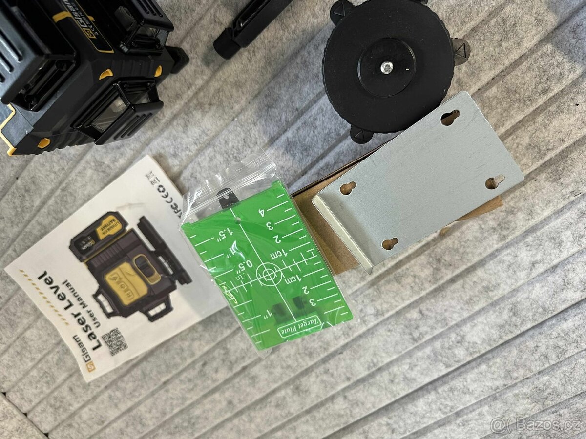 🔹 Zelený křížový laser Gisam – samonivelační,(436) - 3