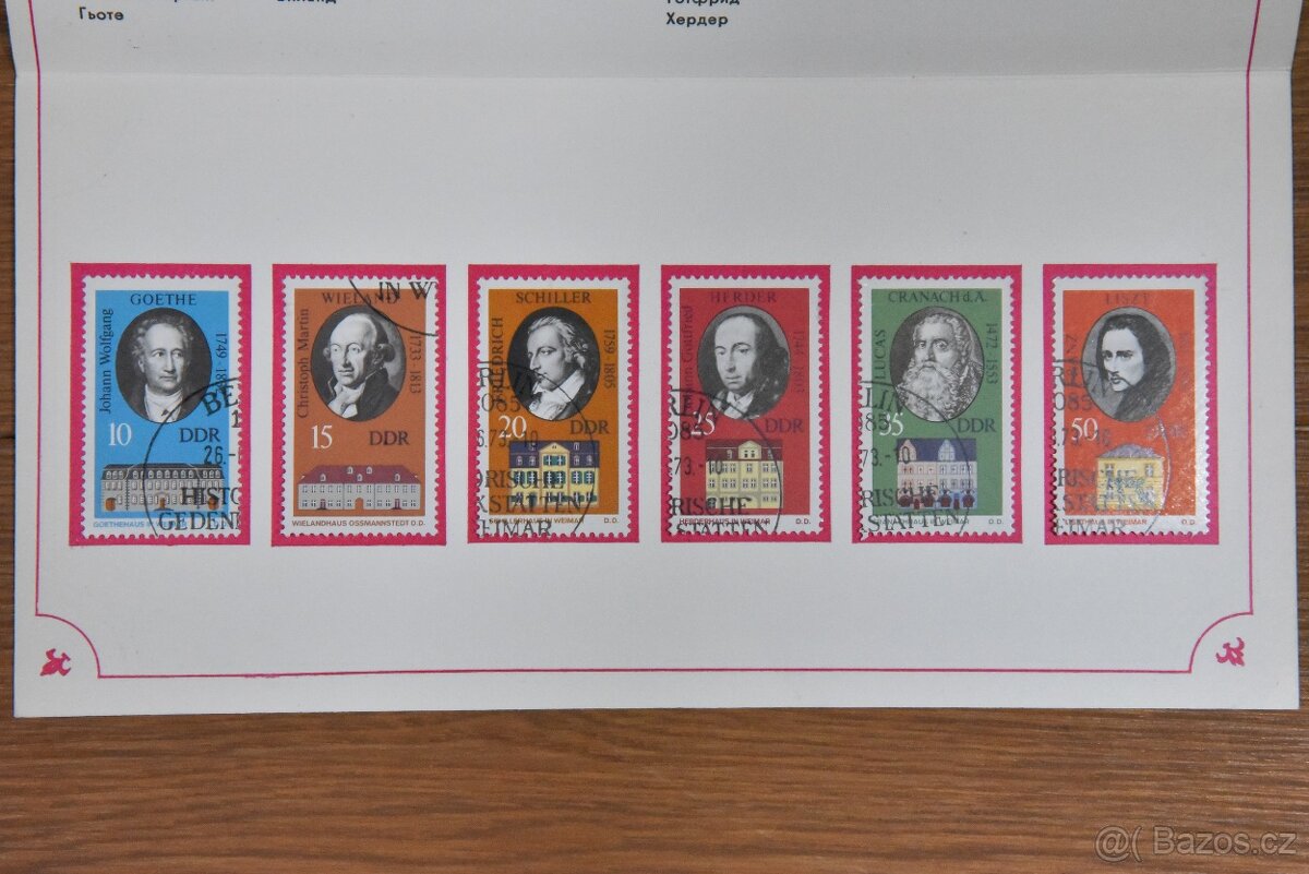 Kolekce známek - Historičtí myslitelé - 3