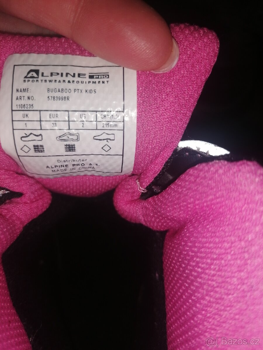 Zimní boty Alpine Pro,vel. 33 - 3