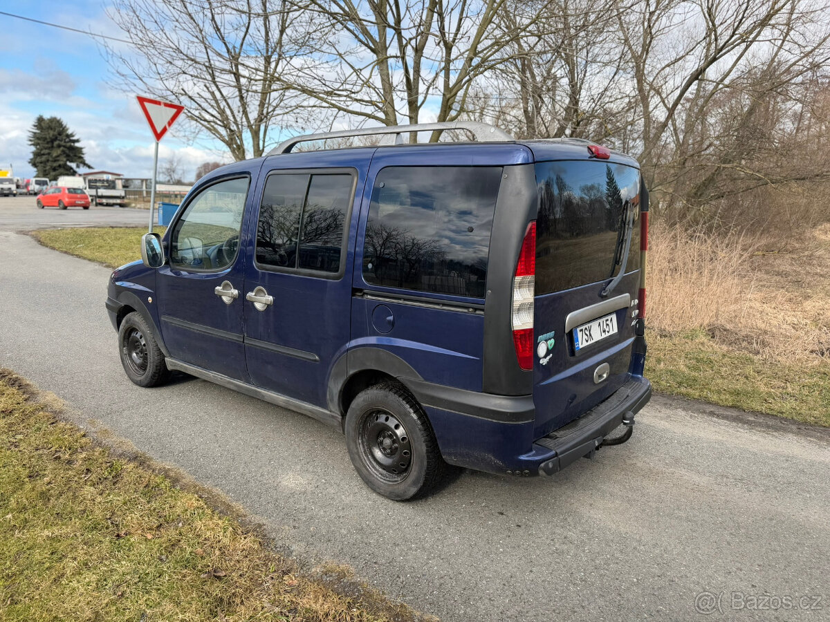 Fiat Doblo 1.6i 76kW, Klima, Tažné, Nová STK - 3