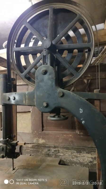 stará pásová pila původně na transmisi - 3