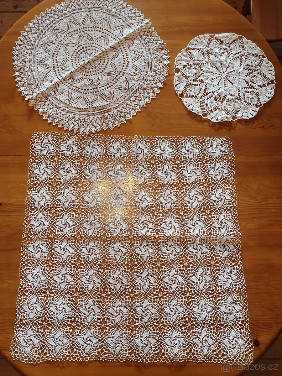 Krajkové - paličkované dečky a prostírání - 3