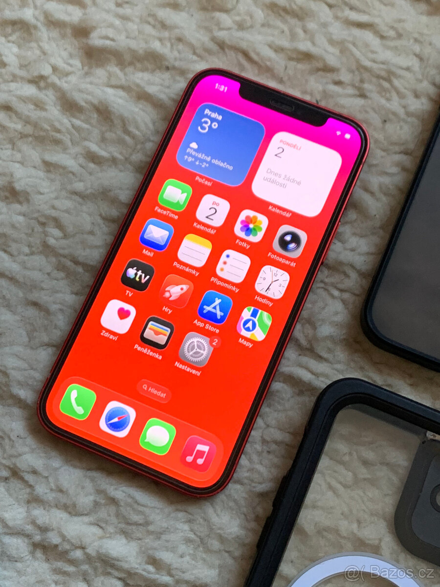 Apple Iphone 12 - 256GB - Red - KRÁSNÝ TELEFON - 3