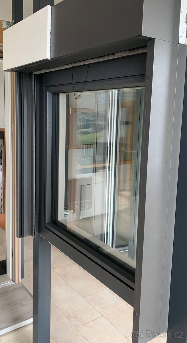 Dřevo hliníkové okno - 3