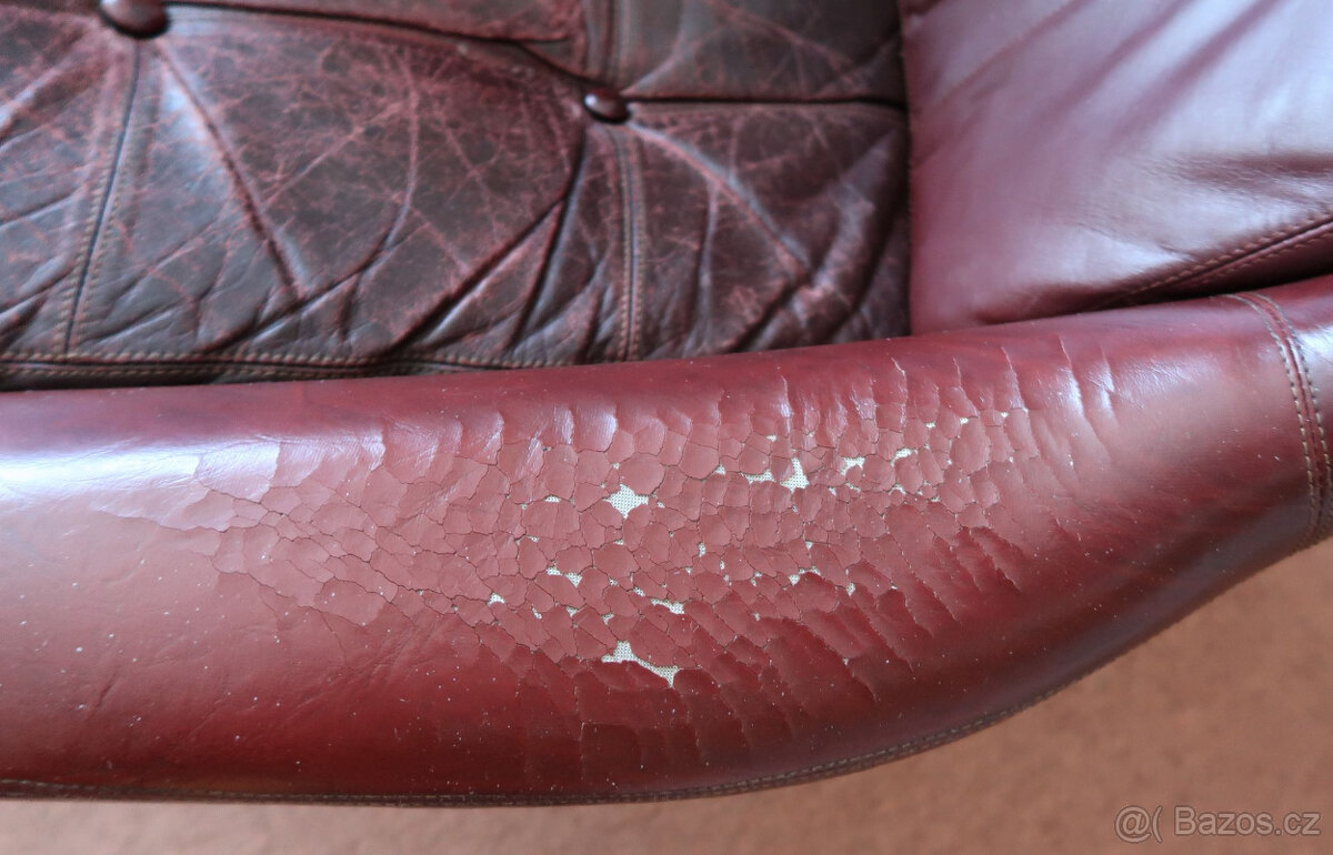 finské kožené křeslo Peem - 3