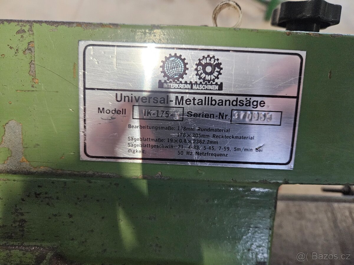 Pásová pila na kov IK 175 (PPK 175) - 3
