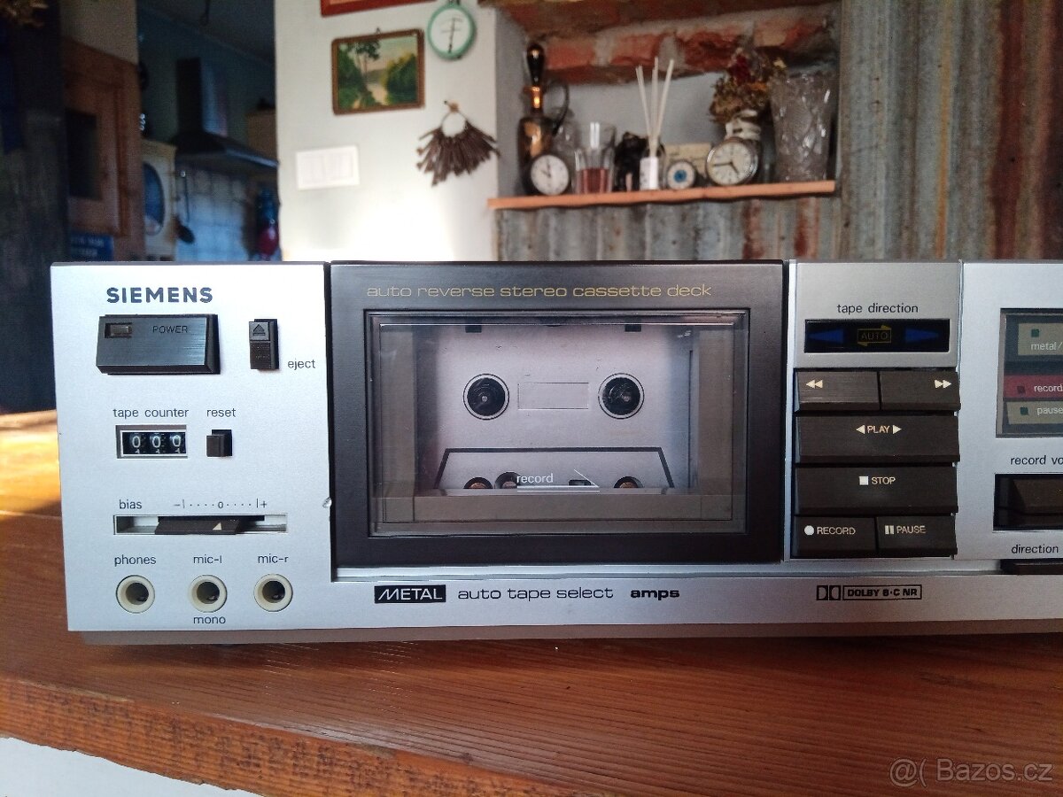 Siemens RC 302 AutoReverse Stereo Cassette Deck - 3